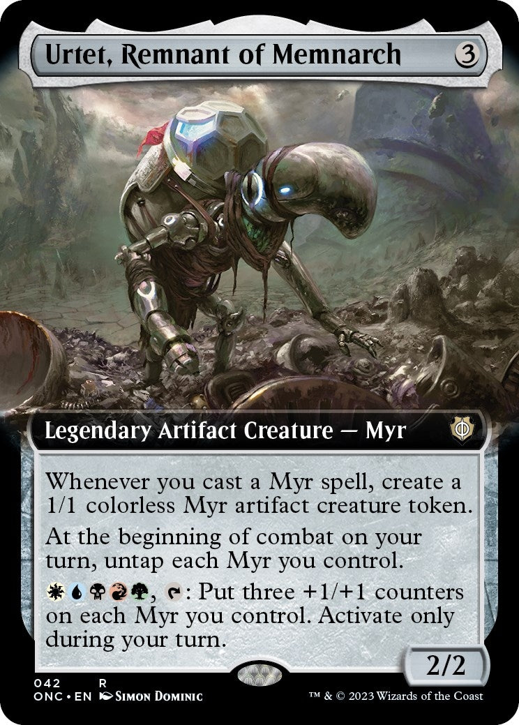 Urtet, Remnant of Memnarch (Extended Art) (42) (Commander: Phyrexia: All Will Be One)