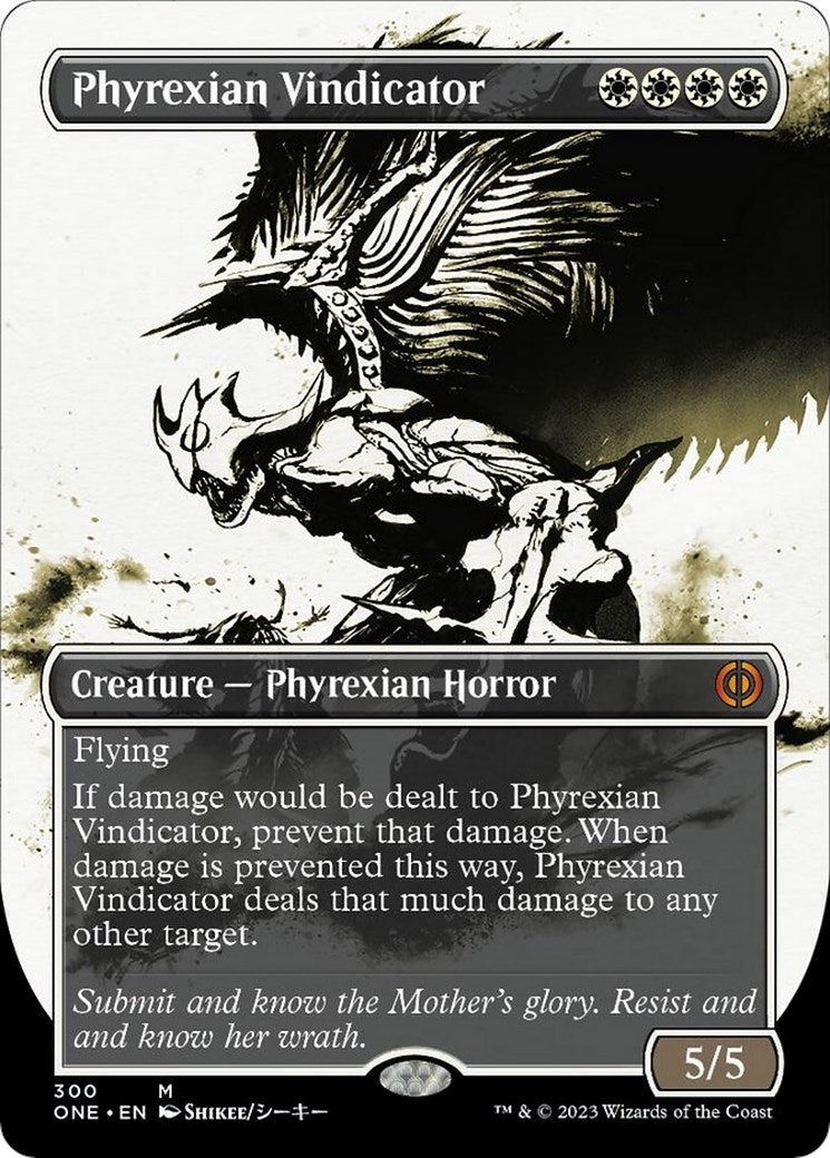 Phyrexian Vindicator (Showcase) (300) (Phyrexia: All Will Be One)