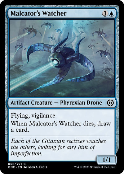 Malcator's Watcher (58) (Phyrexia: All Will Be One)