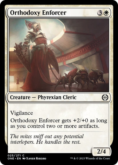 Orthodoxy Enforcer (25) (Phyrexia: All Will Be One)
