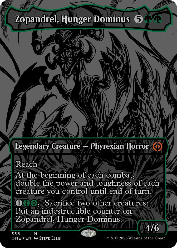 Image for Zopandrel, Hunger Dominus (Oil Slick Raised Foil) (356) - Magic: The Gathering