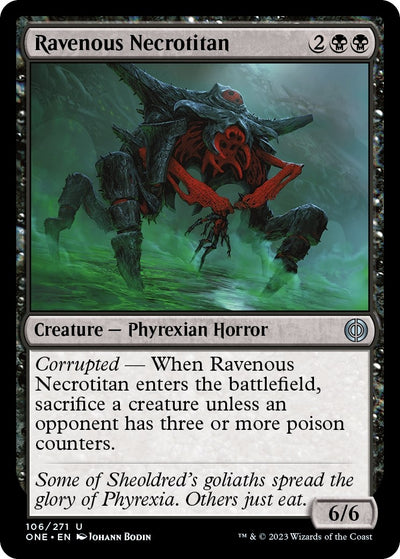 Ravenous Necrotitan (106) (Phyrexia: All Will Be One)