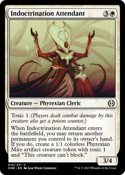 Indoctrination Attendant (16) (Phyrexia: All Will Be One)