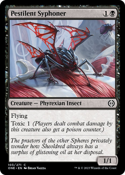 Pestilent Syphoner (103) (Phyrexia: All Will Be One)