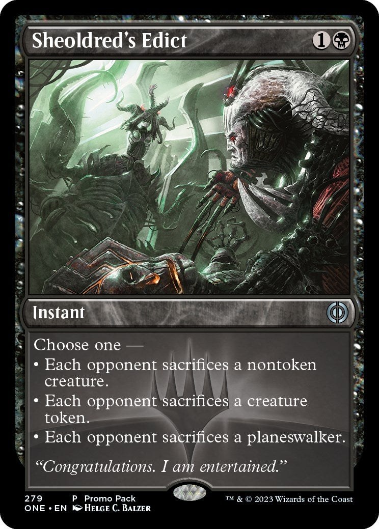 Sheoldred's Edict (279) (Promo Pack: Phyrexia: All Will Be One)