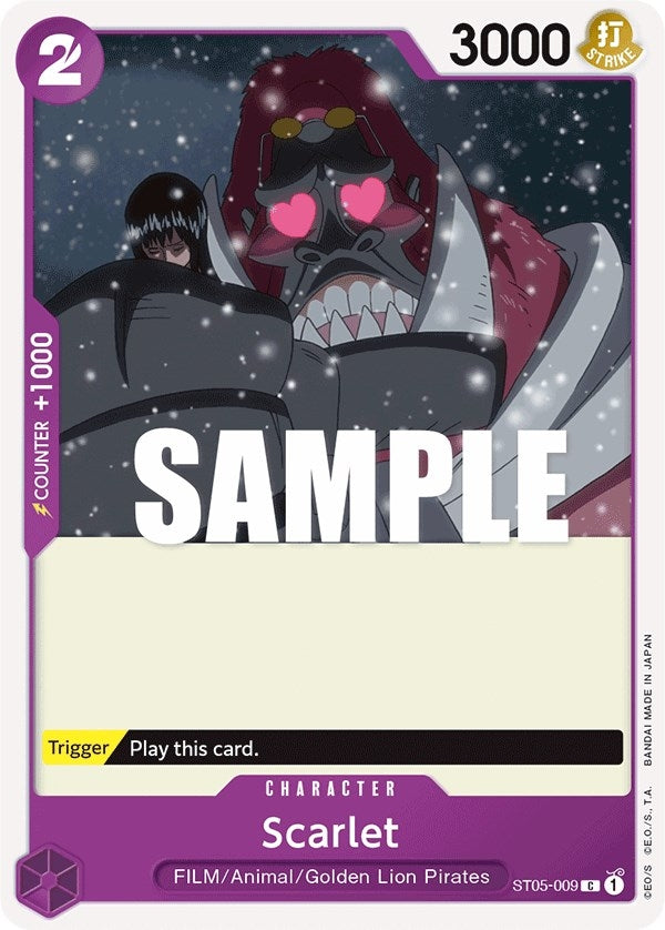 Image for Scarlet (ST05-009) (Starter Deck 5: Film Edition) - One Piece Card Game