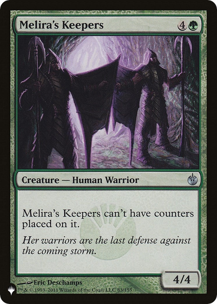 Image for Melira's Keepers (83/155) (The List Reprints) - Magic: The Gathering