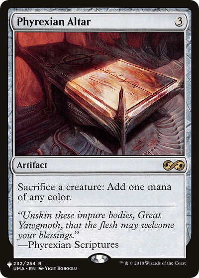 Phyrexian Altar (232/254) (The List Reprints)