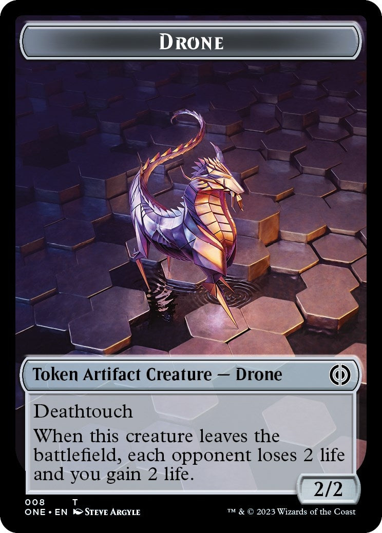 Drone Token (8) (Phyrexia: All Will Be One)