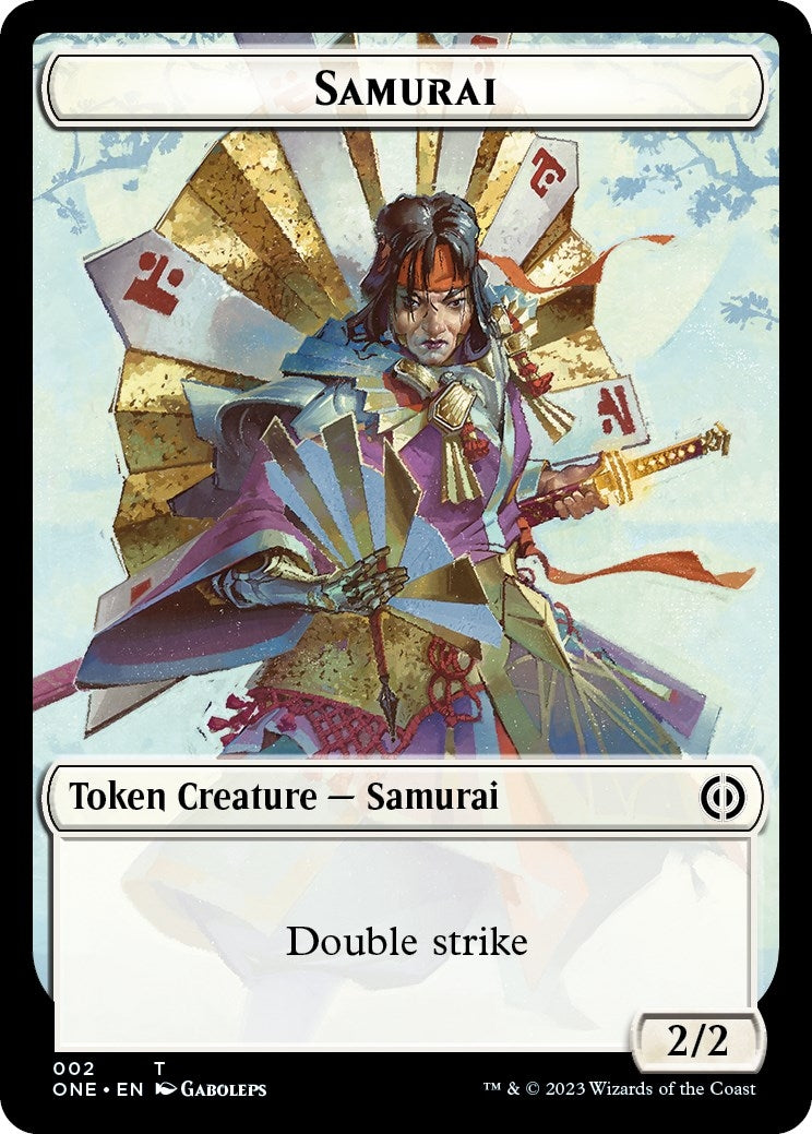 Samurai Token (2) (Phyrexia: All Will Be One)