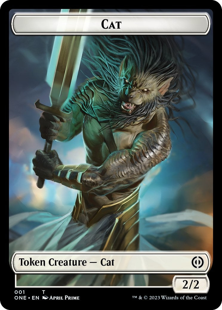 Cat Token (1) (Phyrexia: All Will Be One)