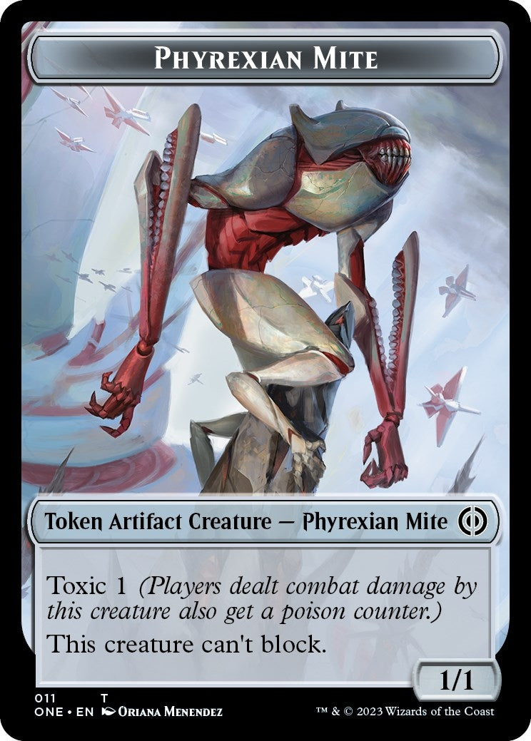 Phyrexian Mite Token (011) (11) (Phyrexia: All Will Be One)