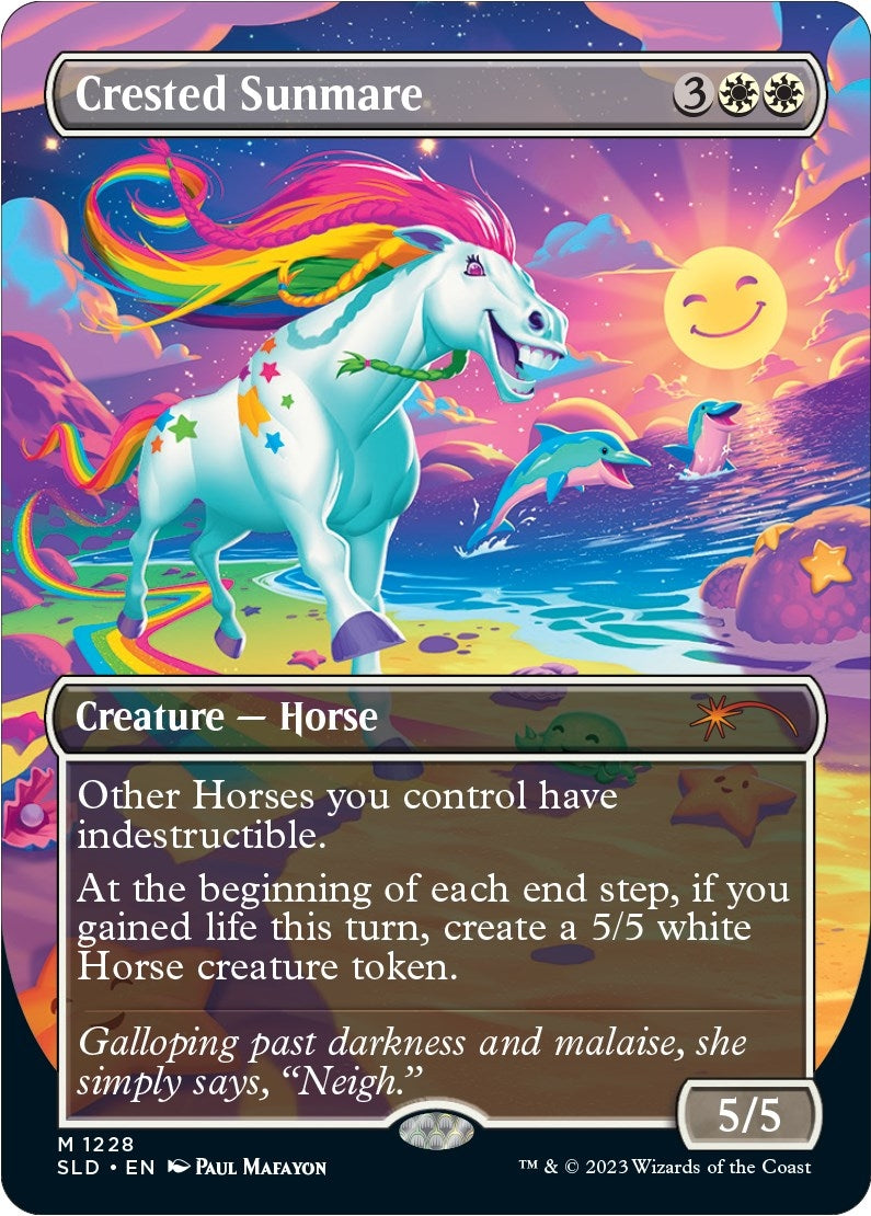 Crested Sunmare (1228) (Secret Lair Drop Series)