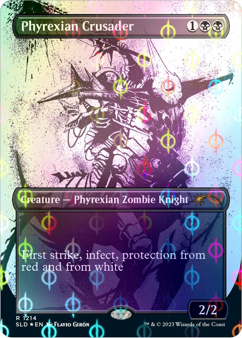 Phyrexian Crusader (Step-and-Compleat Foil) (1214) (Secret Lair Drop Series)