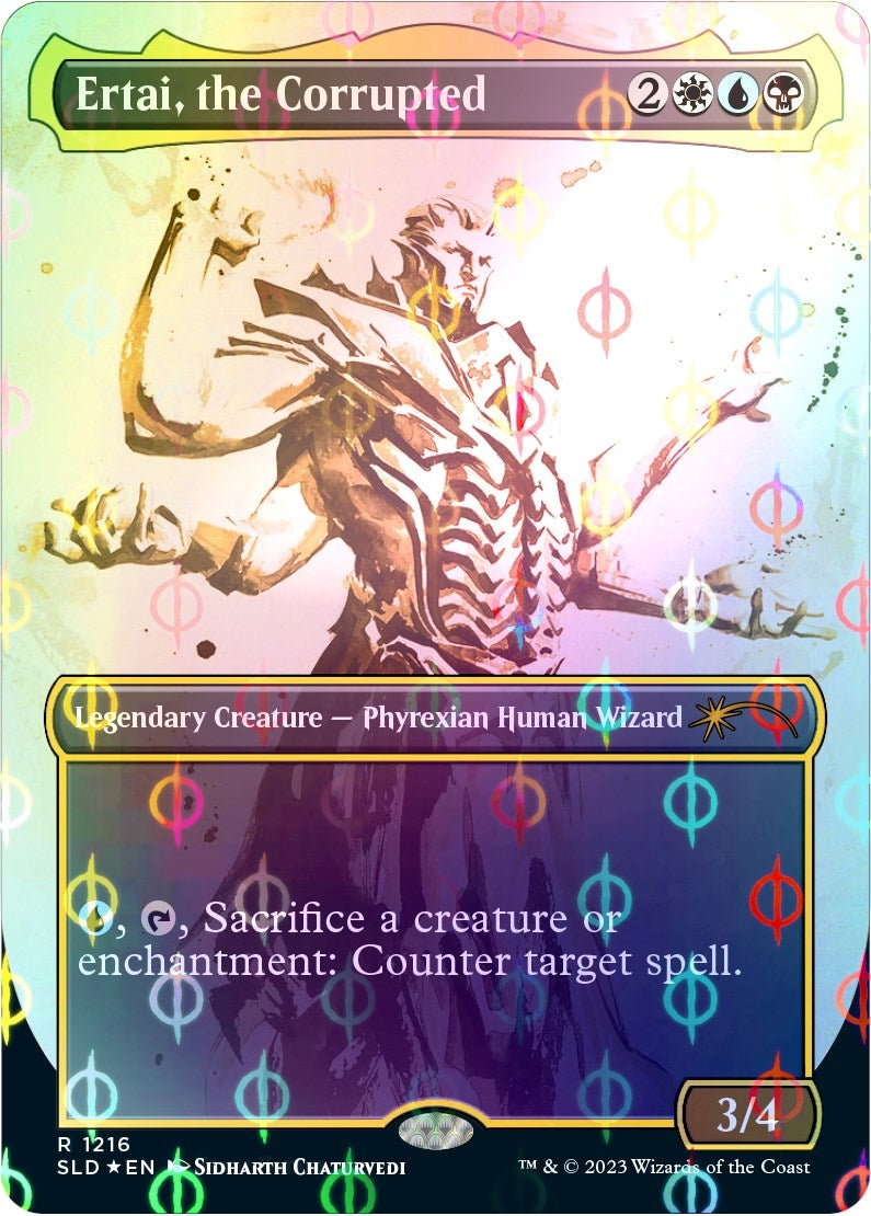 Ertai, the Corrupted (Step-and-Compleat Foil) (1216) (Secret Lair Drop Series)