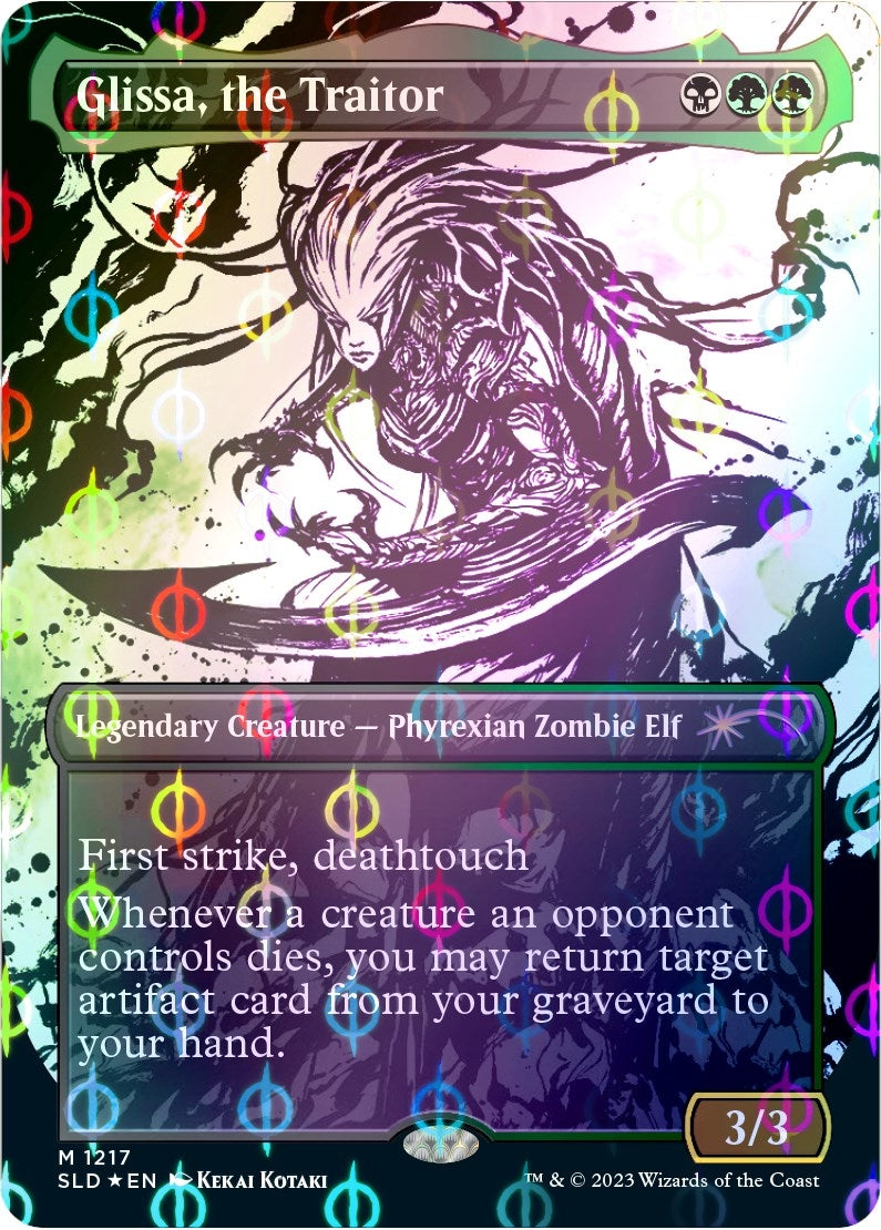 Glissa, the Traitor (Step-and-Compleat Foil) (1217) (Secret Lair Drop Series)