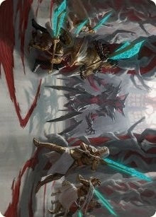 Goldwardens' Gambit Art Card (29) (Art Series: Phyrexia: All Will Be One)