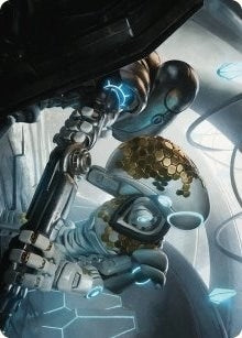 Myr Kinsmith Art Card (56) (Art Series: Phyrexia: All Will Be One)