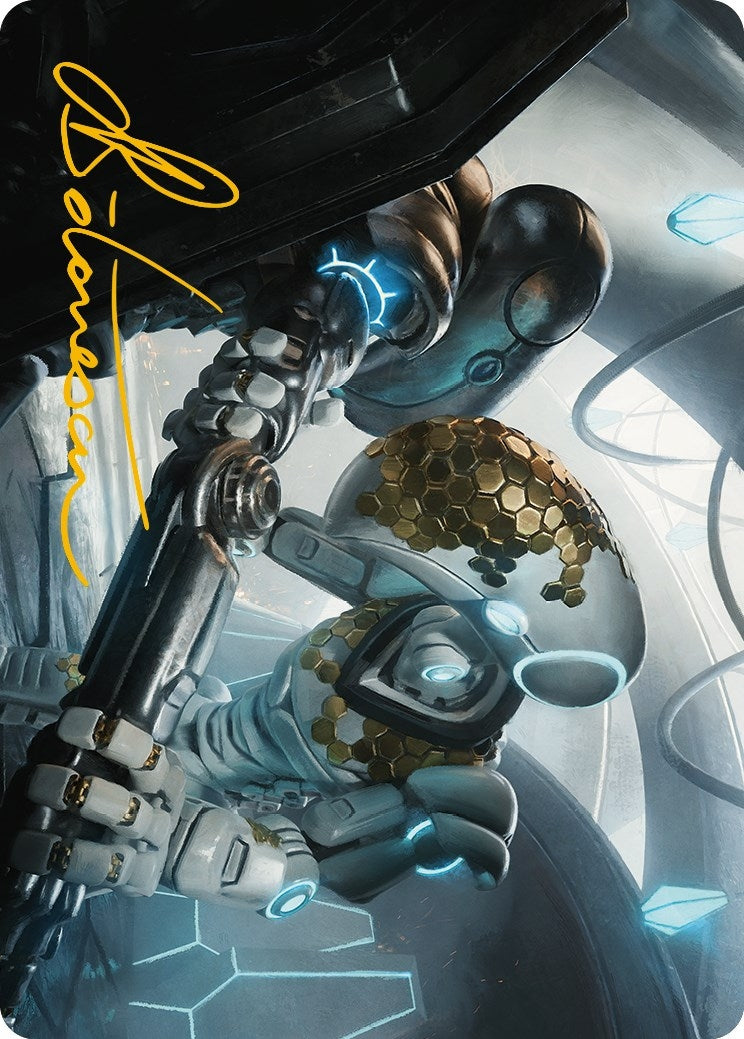 Myr Kinsmith Art Card (Gold-Stamped Signature) (56) (Art Series: Phyrexia: All Will Be One)