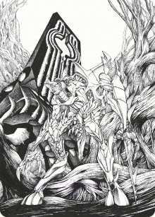 Lukka, Bound to Ruin Art Card (79) (Art Series: Phyrexia: All Will Be One)