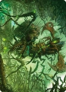 Skyscythe Engulfer Art Card (42) (Art Series: Phyrexia: All Will Be One)