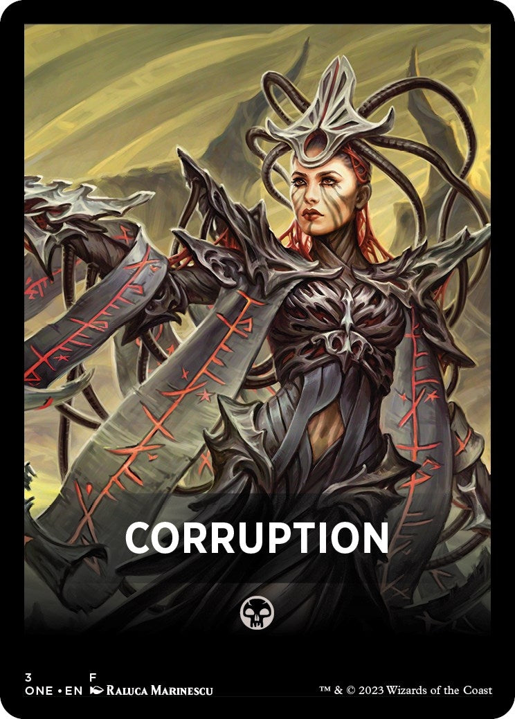 Corruption Theme Card (3) (Phyrexia: All Will Be One)