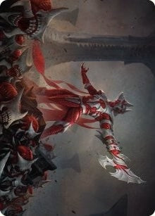 Mite Overseer Art Card (4) (Art Series: Phyrexia: All Will Be One)
