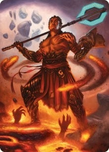 Koth, Fire of Resistance Art Card (31) (Art Series: Phyrexia: All Will Be One)
