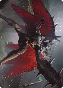 Phyrexian Vindicator Art Card (7/81) (7) (Art Series: Phyrexia: All Will Be One)
