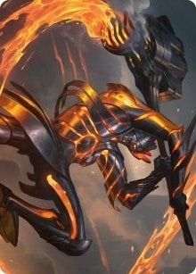 Forgehammer Centurion Art Card (26) (Art Series: Phyrexia: All Will Be One)