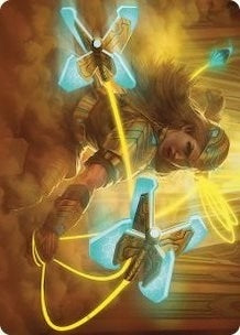 Bladehold War-Whip Art Card (46) (Art Series: Phyrexia: All Will Be One)