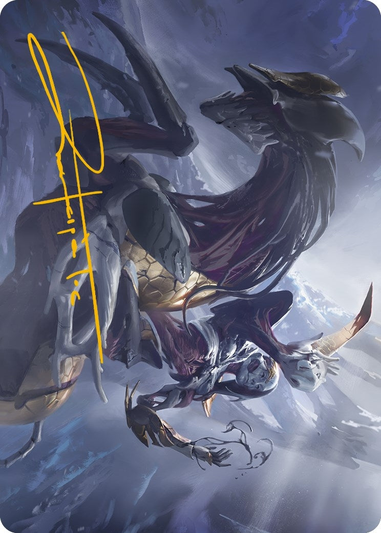 Ria Ivor, Bane of Bladehold Art Card (Gold-Stamped Signature) (53) (Art Series: Phyrexia: All Will Be One)