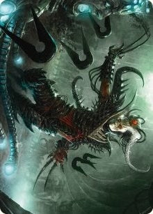 Vraan, Executioner Thane Art Card (24) (Art Series: Phyrexia: All Will Be One)