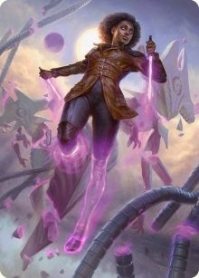 Kaya, Intangible Slayer Art Card (49) (Art Series: Phyrexia: All Will Be One)
