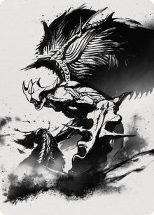 Phyrexian Vindicator Art Card (65/81) (65) (Art Series: Phyrexia: All Will Be One)
