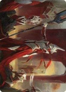 Porcelain Zealot Art Card (8) (Art Series: Phyrexia: All Will Be One)