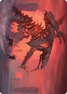 Red Sun's Twilight Art Card (33) (Art Series: Phyrexia: All Will Be One)