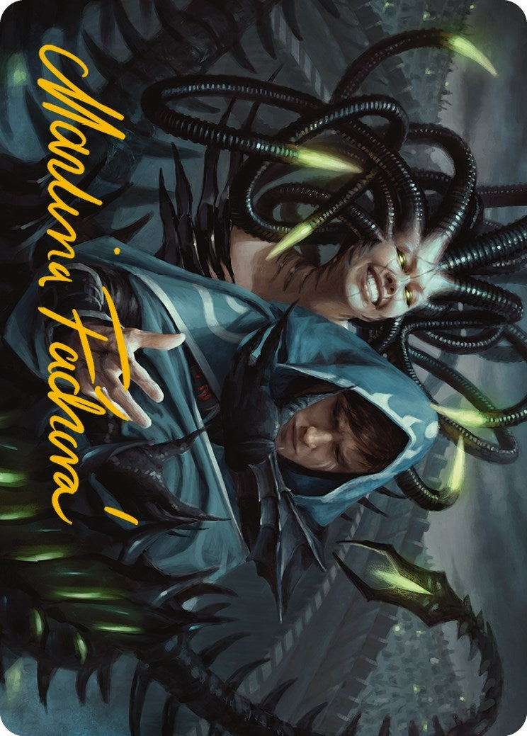 Phyrexian Arena Art Card (Gold-Stamped Signature) (22) (Art Series: Phyrexia: All Will Be One)