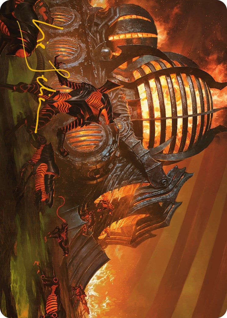 Urabrask's Forge Art Card (Gold-Stamped Signature) (37) (Art Series: Phyrexia: All Will Be One)