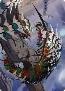 Atraxa's Skitterfang Art Card (55) (Art Series: Phyrexia: All Will Be One)