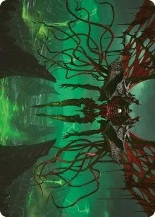 Archfiend of the Dross Art Card (18) (Art Series: Phyrexia: All Will Be One)