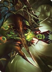 Maze's Mantle Art Card (40) (Art Series: Phyrexia: All Will Be One)