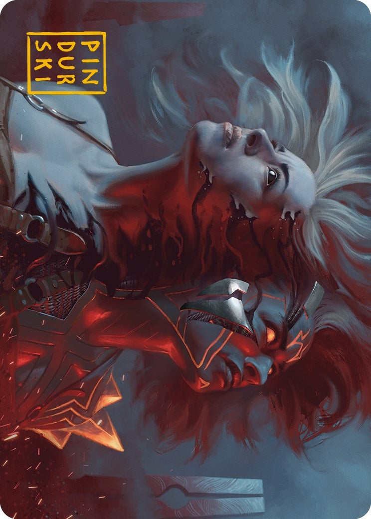 Thrill of Possibility Art Card (Gold-Stamped Signature) (36) (Art Series: Phyrexia: All Will Be One)