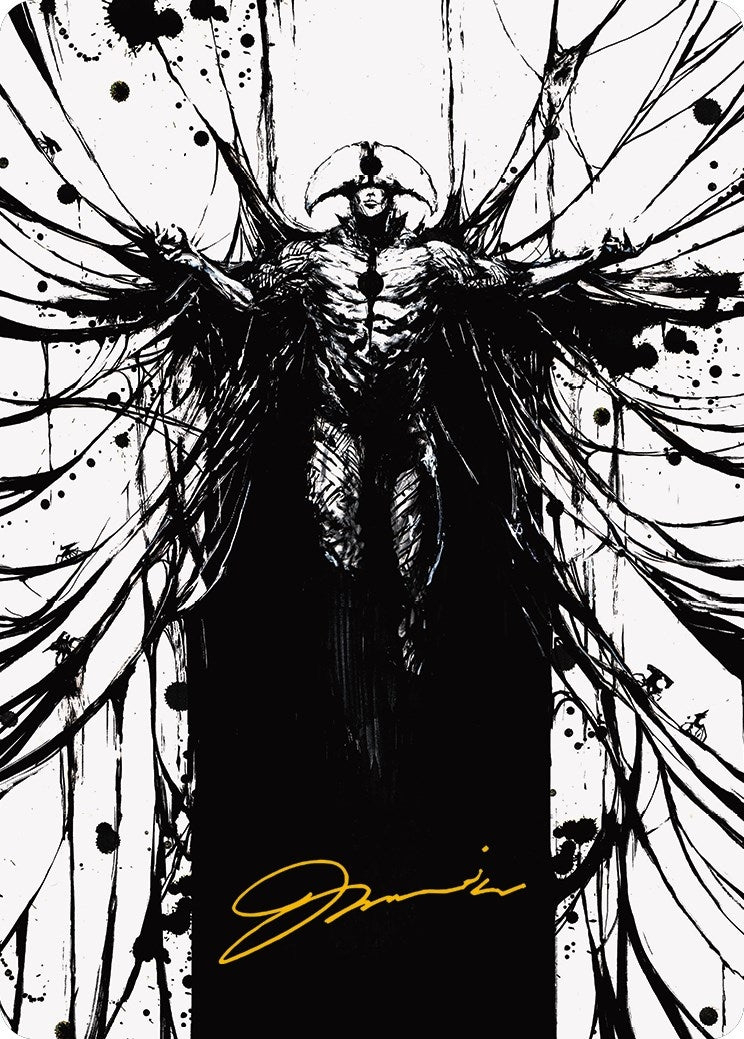 Sinew Dancer Art Card (Gold-Stamped Signature) (66) (Art Series: Phyrexia: All Will Be One)