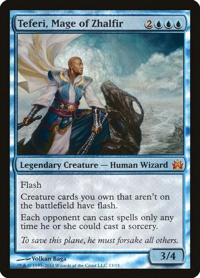 Teferi, Mage of Zhalfir (13) (From the Vault: Legends)
