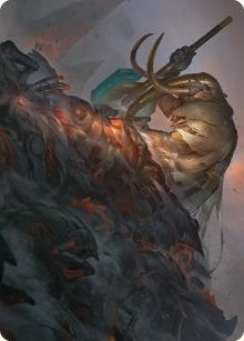 Against All Odds Art Card (1) (Art Series: Phyrexia: All Will Be One)