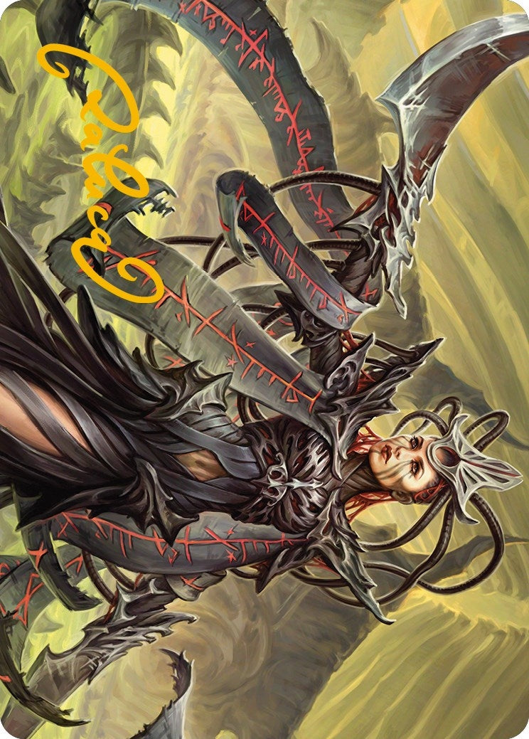 Testament Bearer Art Card (Gold-Stamped Signature) (23) (Art Series: Phyrexia: All Will Be One)