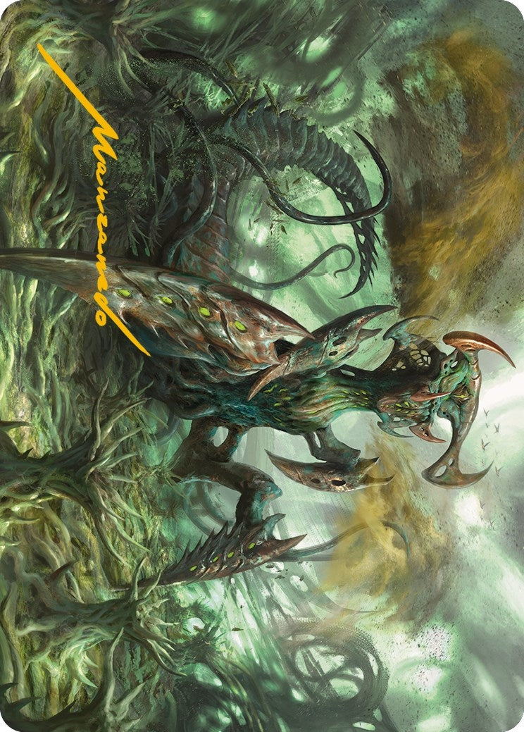 Zopandrel, Hunger Dominus Art Card (Gold-Stamped Signature) (44) (Art Series: Phyrexia: All Will Be One)