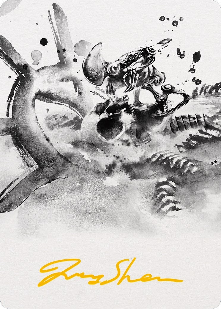 Myr Convert Art Card (Gold-Stamped Signature) (81) (Art Series: Phyrexia: All Will Be One)