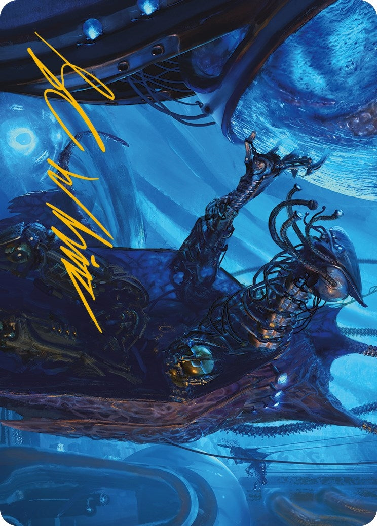 Atmosphere Surgeon Art Card (Gold-Stamped Signature) (12) (Art Series: Phyrexia: All Will Be One)